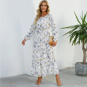 Vestido Longo Chiffon Floral Boho | Musa Brasil [v:1f6bv8t]