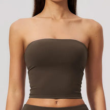 Top Esportivo Sem Alças Push Up Fitness e Yoga Feminino [v:1i2lgox]