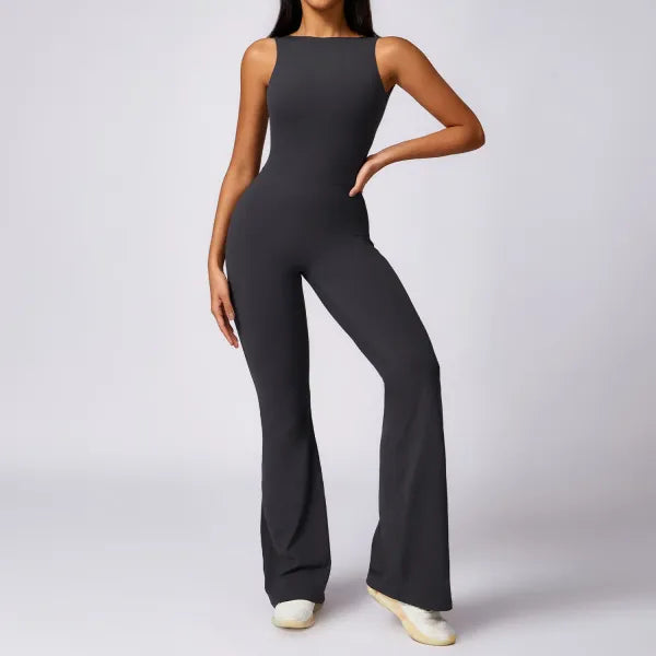Macacão Fitness Feminino Push Up Yoga Stretch Bodysuit [v:1ktd0kv]