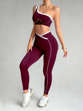 Conjunto Feminino Yoga Sem Costura — Legging e Top [v:1cz35fw]