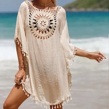 Saída de Praia Crochê Feminina | Cover-Up Elegante [v:u2o6fi]