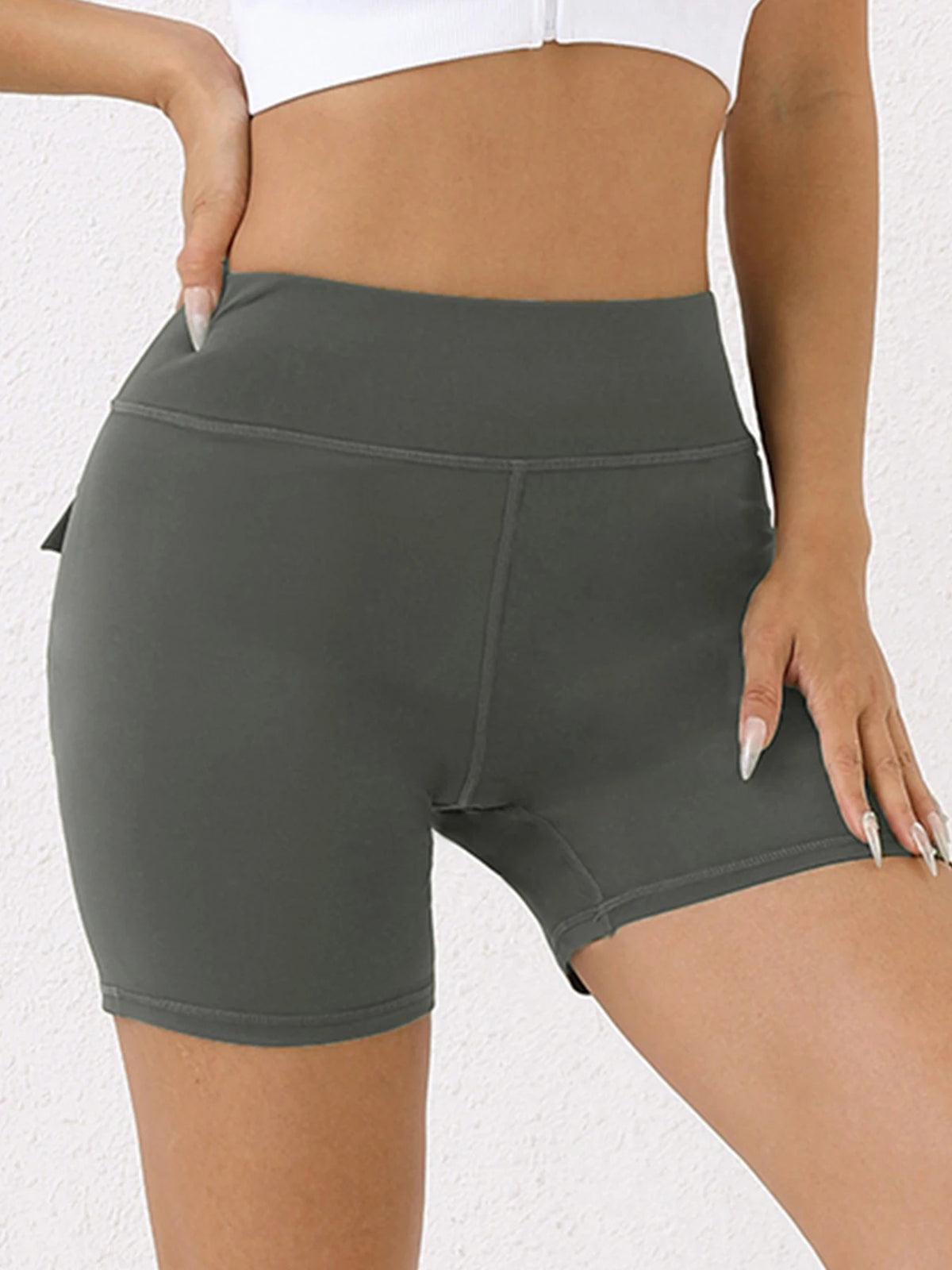 Short Legging Sem Costura - Com Bolso