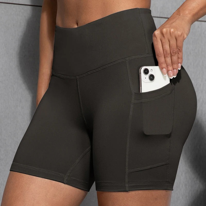 Short Legging Sem Costura - Com Bolso