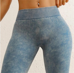 Short Legging Sem Costura com Cintura V
