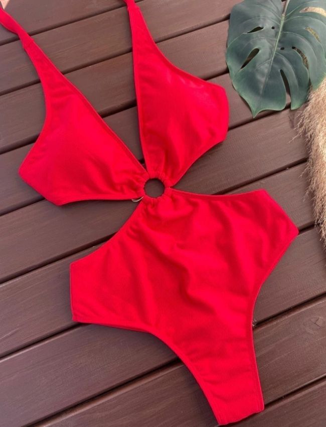 Maiô Decotado - Vermelho