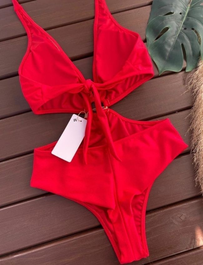 Maiô Decotado - Vermelho